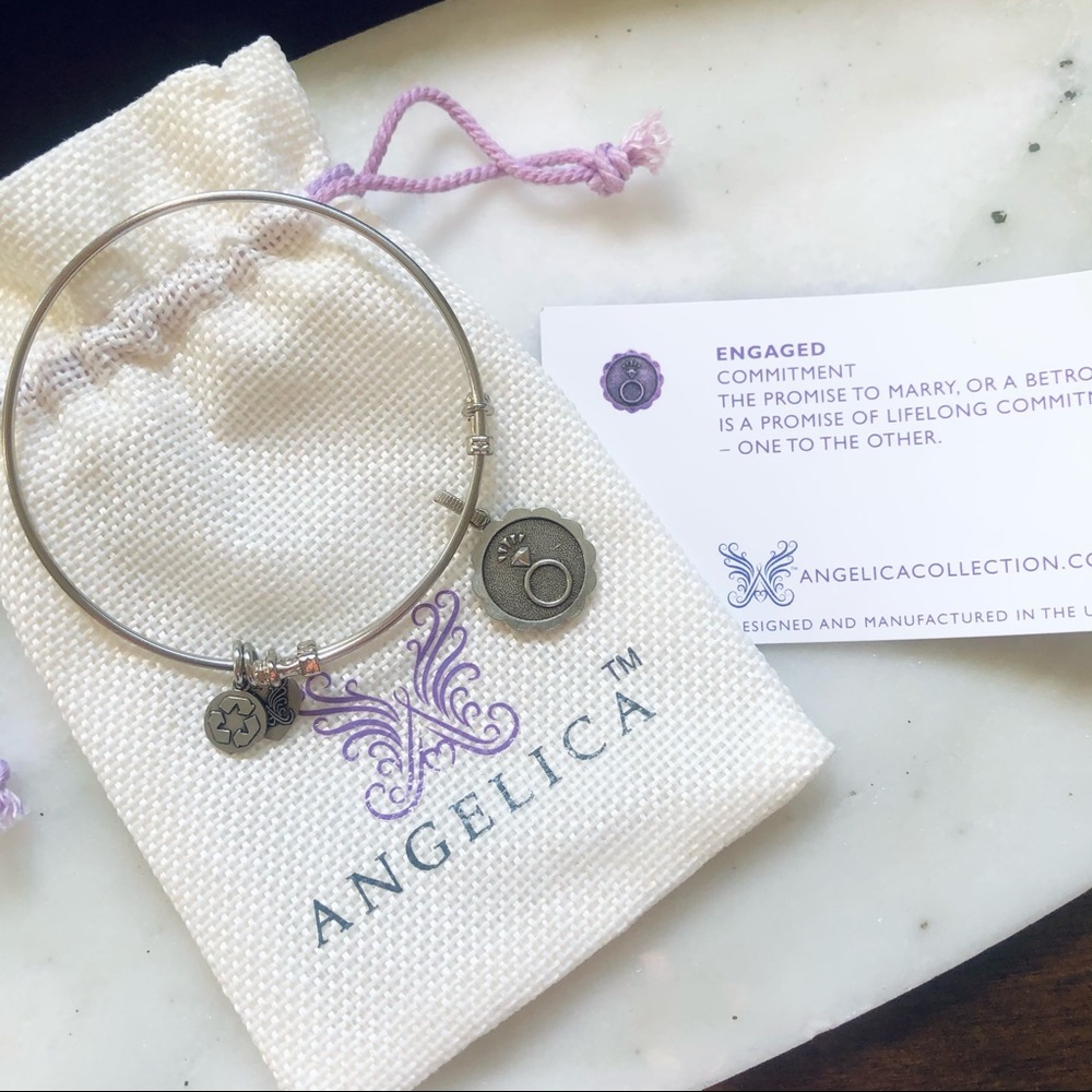 Engagement Gift Bangle Bracelet